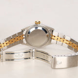 Rolex Datejust Champagne Diamond Dial Fluted Bezel Two-Tone Jubilee Bracelet 26mm