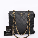 Chanel Shoulder Bag Black Caviar BGHW