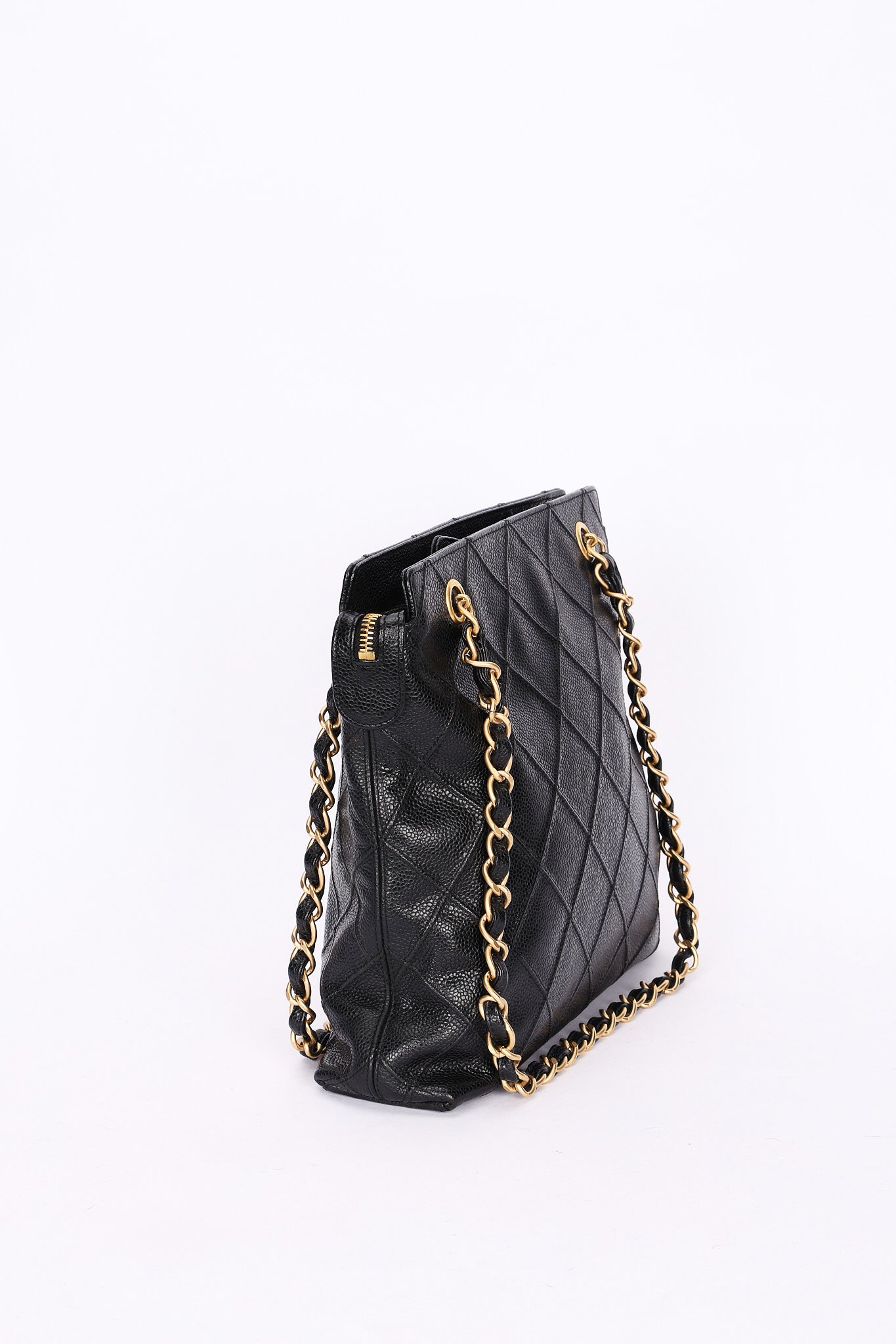 Chanel Shoulder Bag Black Caviar BGHW