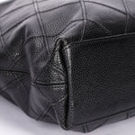 Chanel Shoulder Bag Black Caviar BGHW