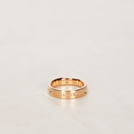 Tiffany & Co 18K Rose Gold and Diamond Band Ring, Size US 4