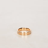 Tiffany & Co 18K Rose Gold and Diamond Band Ring, Size US 4