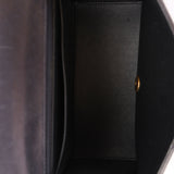 Chanel Turnlock Top Handle Bag Black Calfskin AGHW