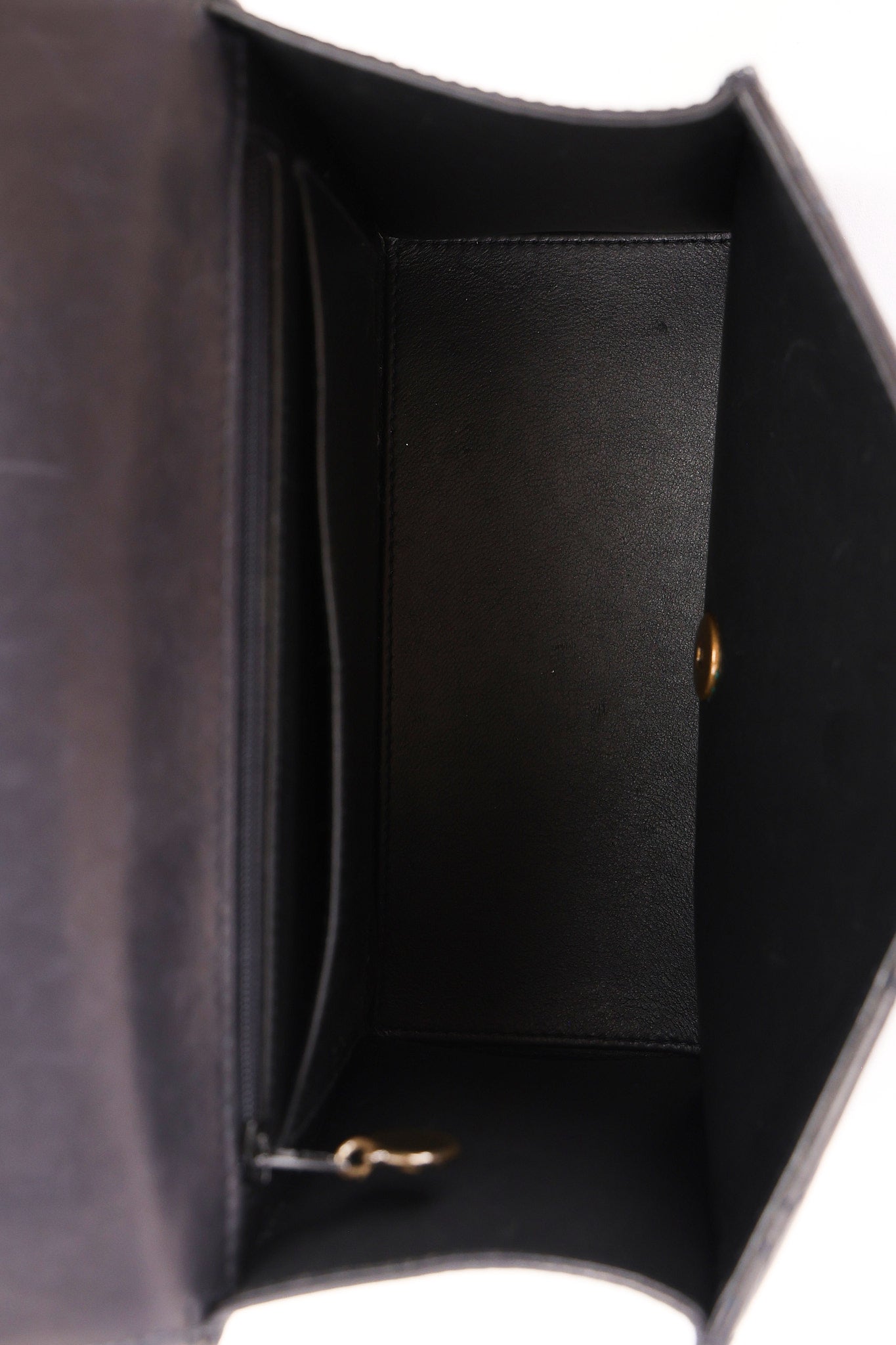 Chanel Turnlock Top Handle Bag Black Calfskin AGHW