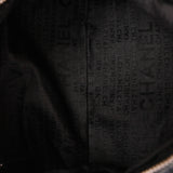 Chanel Jacquard Chain Print Bowling Bag Black (material) SHW