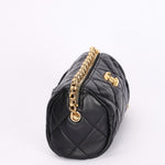 Chanel Mini Barrel Bag with Bijoux Chain Black Lambskin GHW
