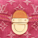 Louis Vuitton Monogram Mini Denim Pleaty Shoulder Bag