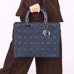 Christian Dior Large Denim Lady 1999