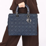 Christian Dior Large Denim Lady 1999
