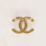 Chanel 2013 Champagne Pearl CC Brooch