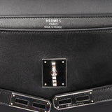 Hermès Kelly Depeches Briefcase Noir Box 2005 PHW