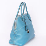 Hermès Bolide 35 Bleu Jean Clemence 2002 PHW