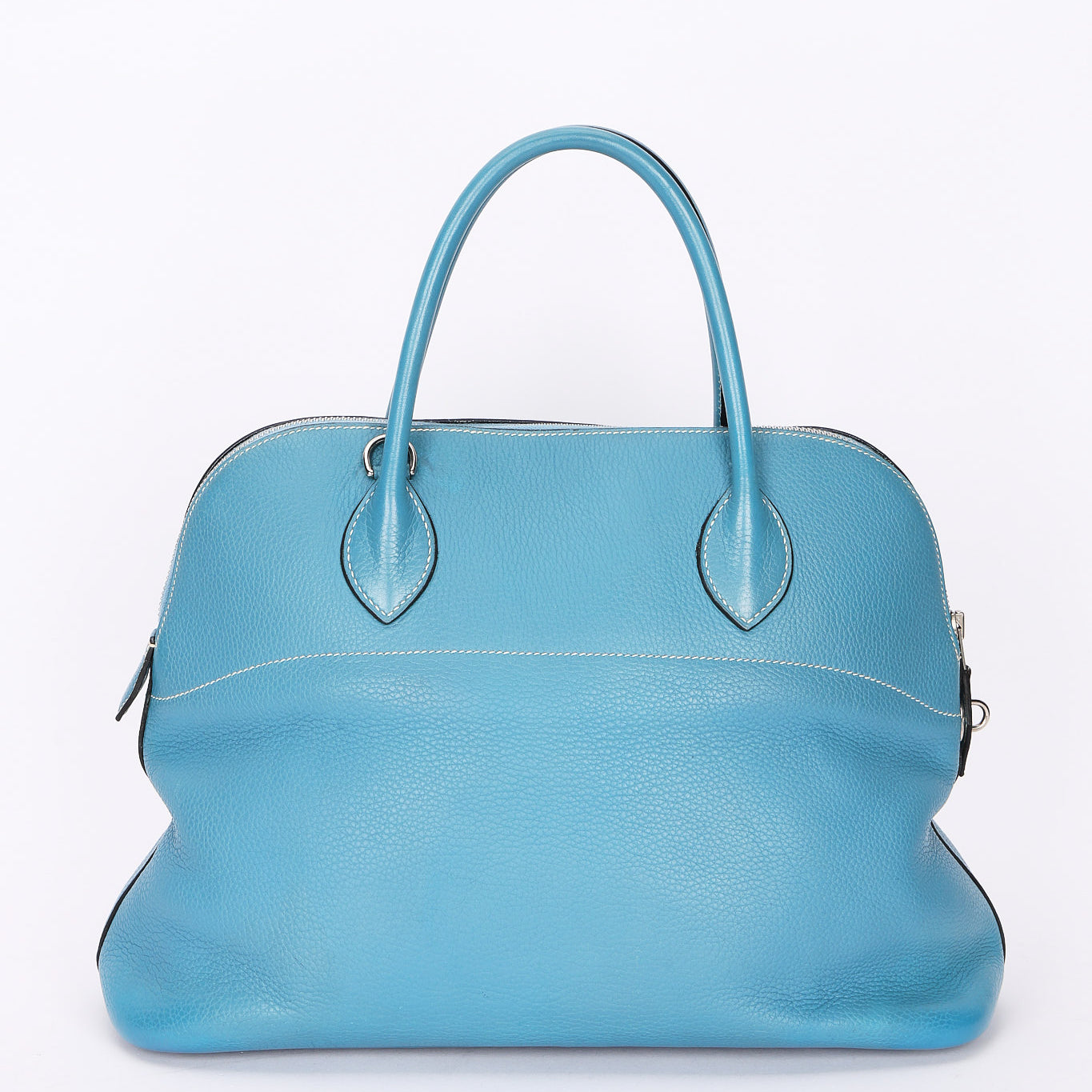 Hermès Bolide 35 Bleu Jean Clemence 2002 PHW