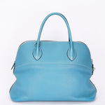 Hermès Bolide 35 Bleu Jean Clemence 2002 PHW