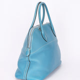 Hermès Bolide 35 Bleu Jean Clemence 2002 PHW