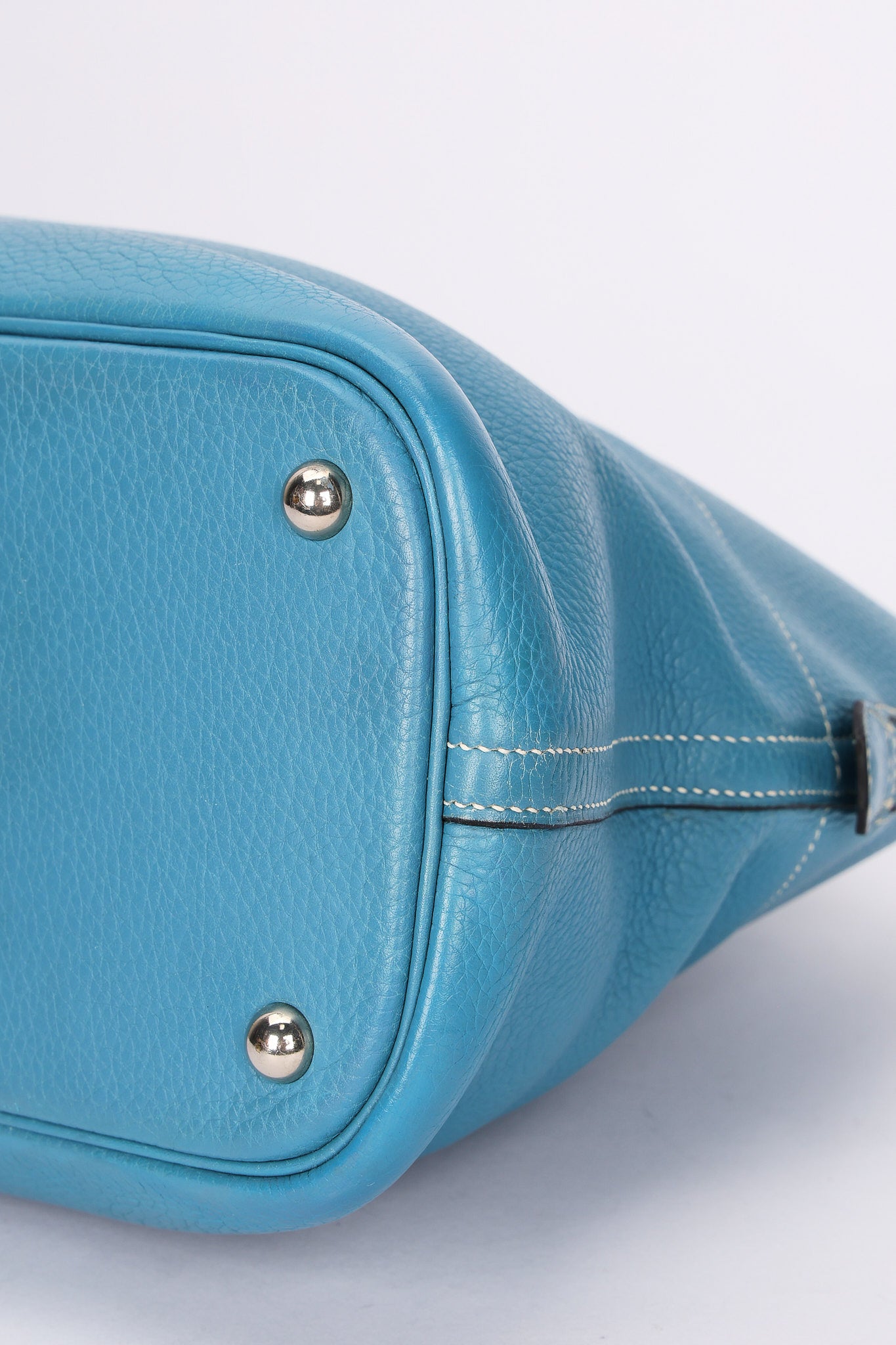 Hermès Bolide 35 Bleu Jean Clemence 2002 PHW