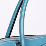 Hermès Bolide 35 Bleu Jean Clemence 2002 PHW