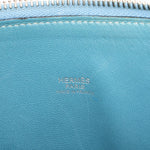 Hermès Bolide 35 Bleu Jean Clemence 2002 PHW