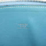 Hermès Bolide 35 Bleu Jean Clemence 2002 PHW