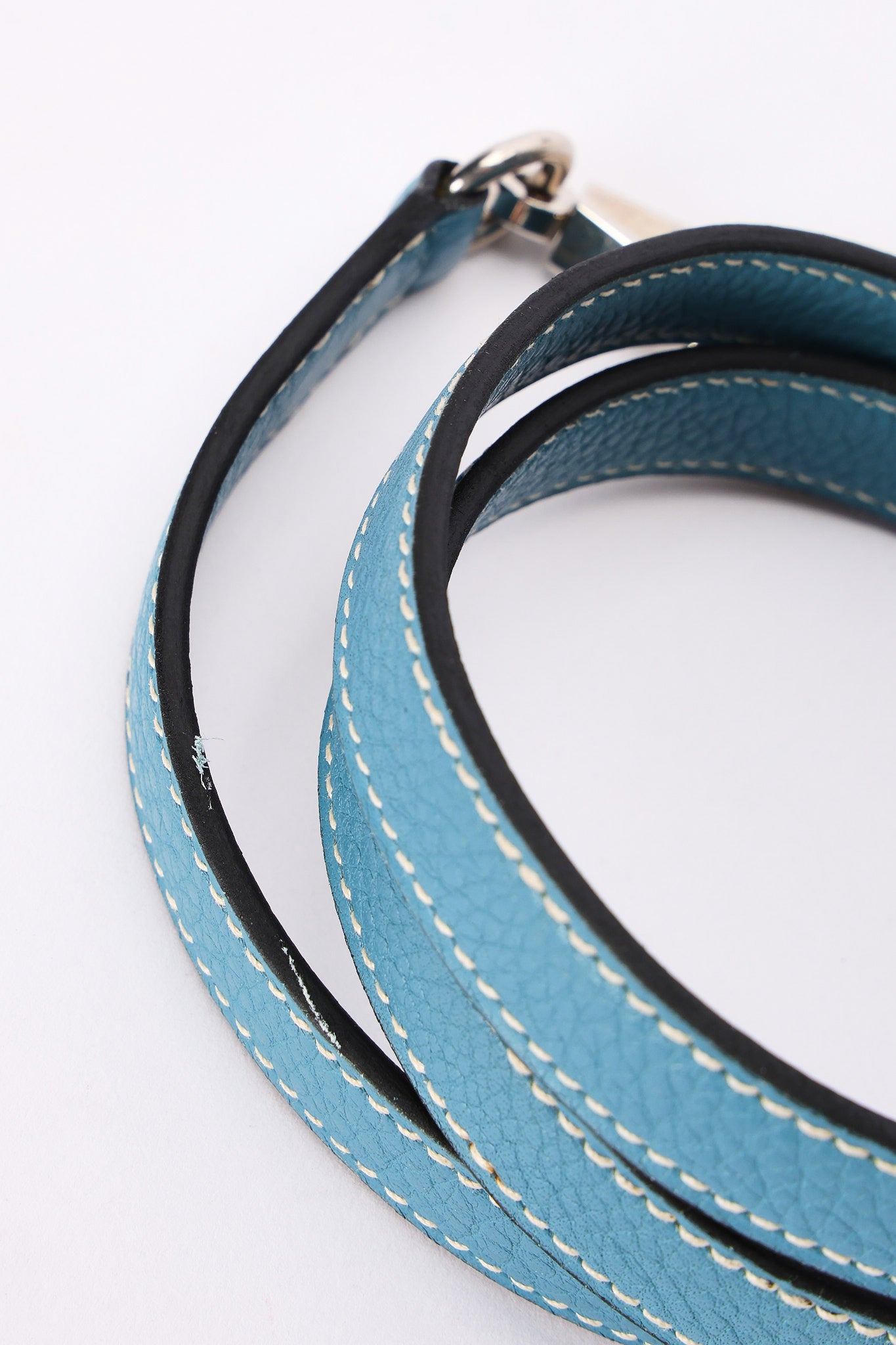Hermès Bolide 35 Bleu Jean Clemence 2002 PHW