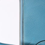 Hermès Bolide 35 Bleu Jean Clemence 2002 PHW