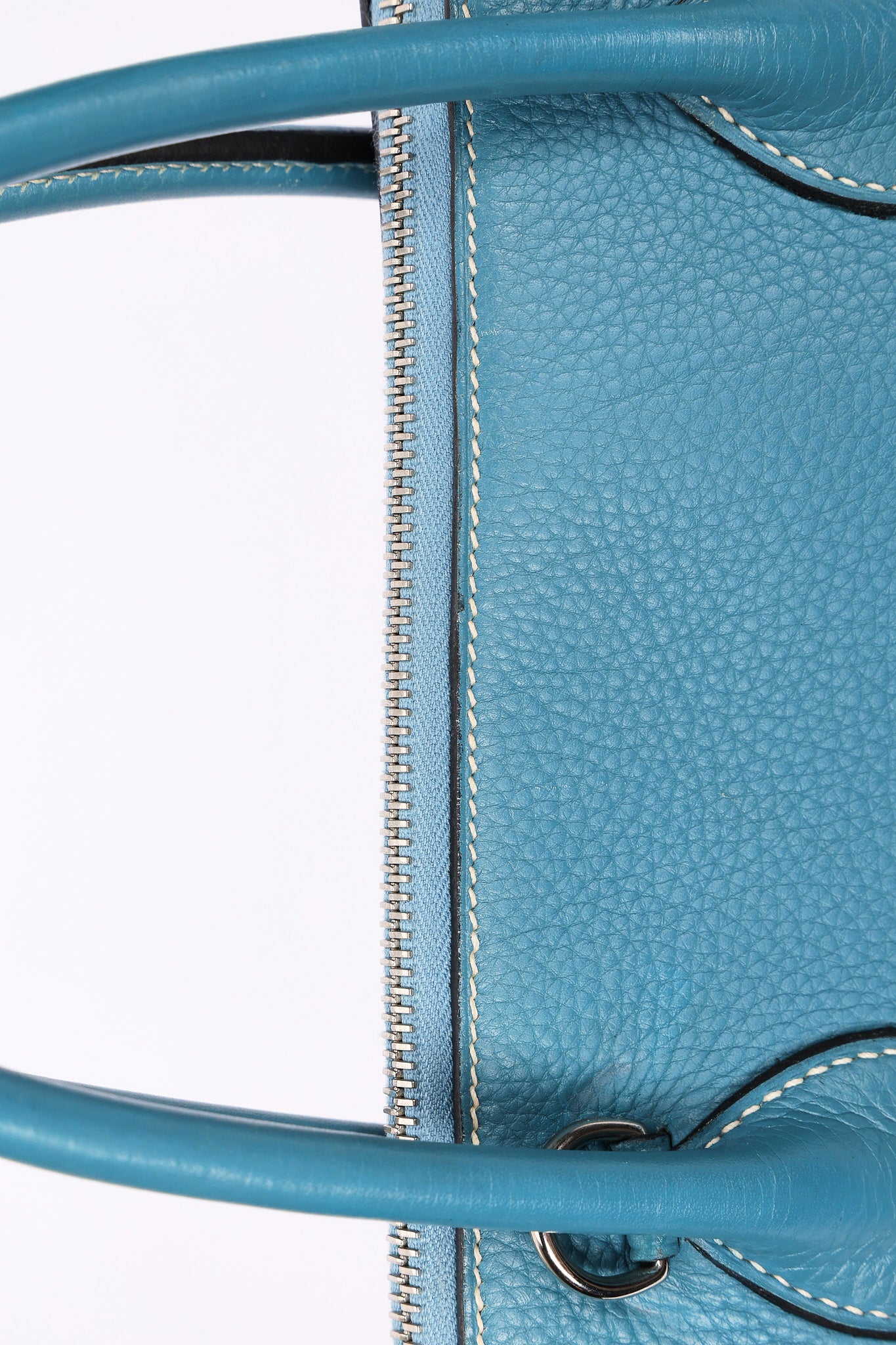 Hermès Bolide 35 Bleu Jean Clemence 2002 PHW