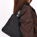 Prada Logo Nylon Top Handle Bag
