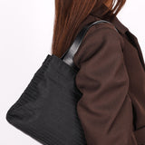 Prada Logo Nylon Top Handle Bag