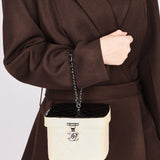 Chanel Bicolor Patent Vanity Case Top Handle Bag DSHW