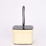 Chanel Bicolor Patent Vanity Case Top Handle Bag DSHW