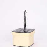 Chanel Bicolor Patent Vanity Case Top Handle Bag DSHW