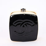 Chanel Bicolor Patent Vanity Case Top Handle Bag DSHW