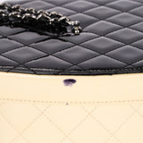 Chanel Bicolor Patent Vanity Case Top Handle Bag DSHW
