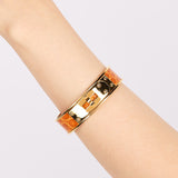 Vintage Hermès Alligator Kelly Bangle Cuff Bracelet