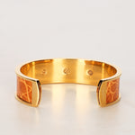 Vintage Hermès Alligator Kelly Bangle Cuff Bracelet