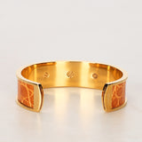 Vintage Hermès Alligator Kelly Bangle Cuff Bracelet