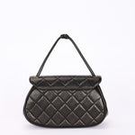 Chanel Mademoiselle Top Handle Bag Black Lambskin GHW
