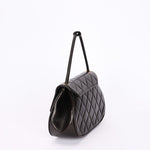 Chanel Mademoiselle Top Handle Bag Black Lambskin GHW