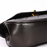 Chanel Mademoiselle Top Handle Bag Black Lambskin GHW