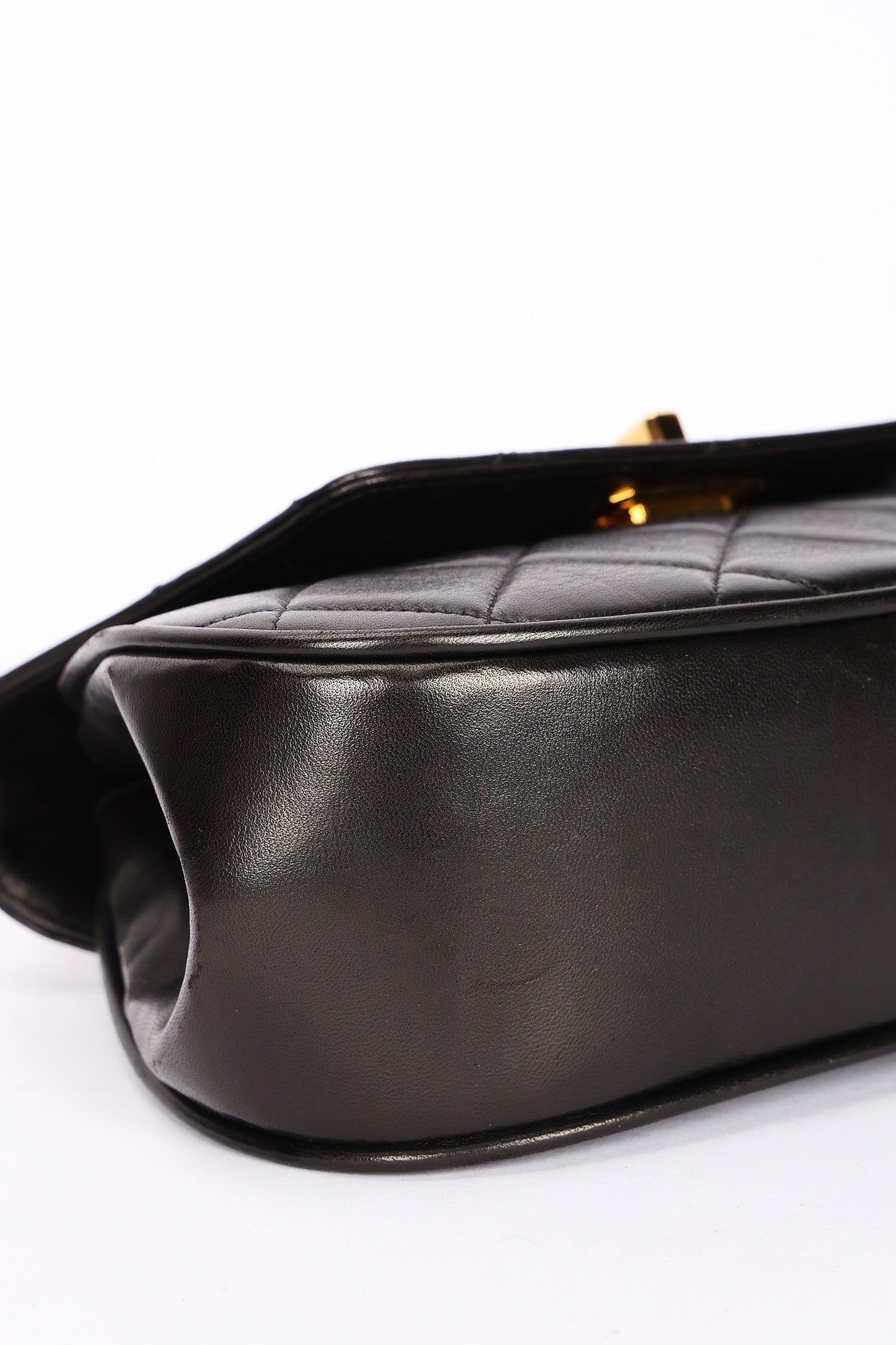 Chanel Mademoiselle Top Handle Bag Black Lambskin GHW