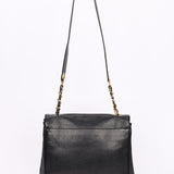 Chanel Triple CC Shoulder Bag Black Caviar 24K GP
