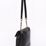 Chanel Triple CC Shoulder Bag Black Caviar 24K GP