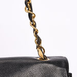 Chanel Triple CC Shoulder Bag Black Caviar 24K GP