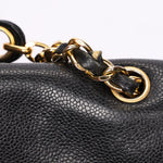 Chanel Triple CC Shoulder Bag Black Caviar 24K GP