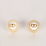 Dior CD Pearl Clip-On Earrings