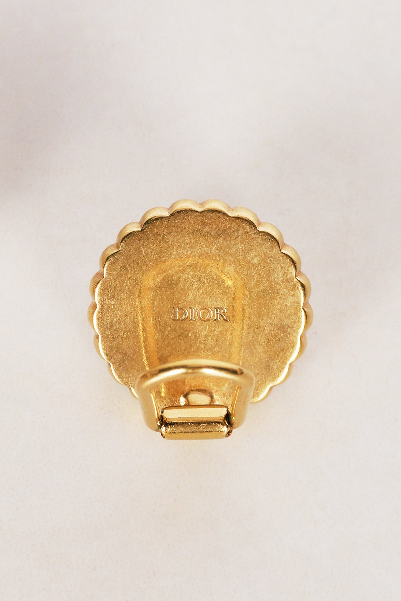 Dior CD Pearl Clip-On Earrings