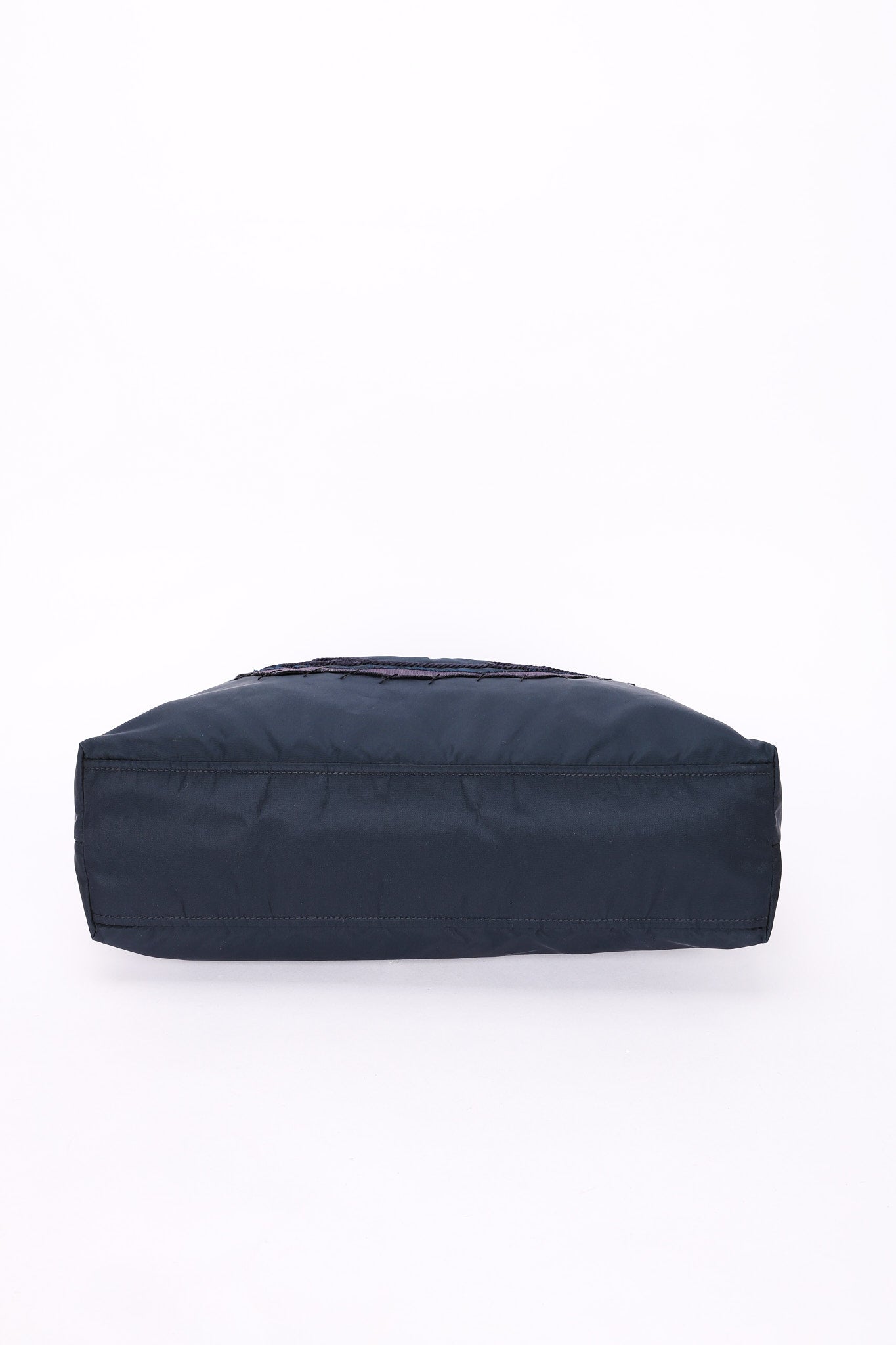 Prada Tessuto Logo Shoulder Bag Navy