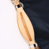 Prada Tessuto Logo Shoulder Bag Navy