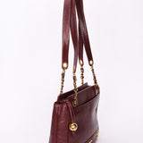 Chanel Triple CC Shoulder Bag Bordeaux Caviar 24K GP