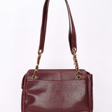 Chanel Triple CC Shoulder Bag Bordeaux Caviar 24K GP